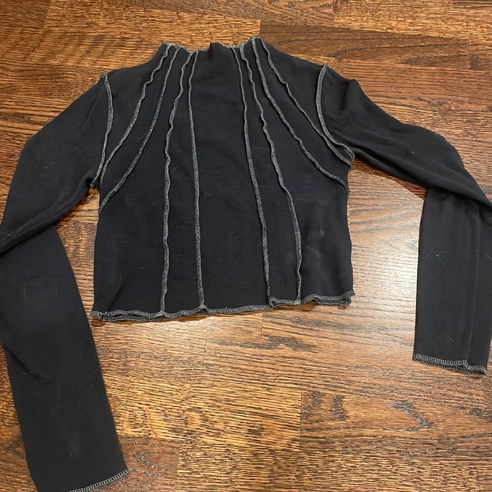 BDG Urban Outfitters Black Cropped Top